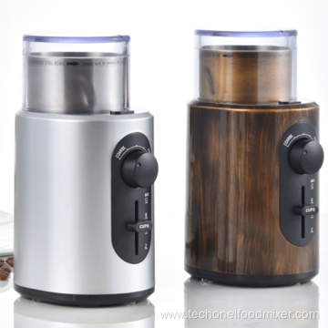 Coarse Fine Safety Lock Electric Coffee Bean Grinder